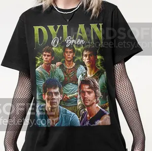 Dylan o' Brien Unique Vintage T-Shirt, Gift For Women and Man Unisex T-Shirt