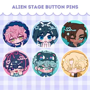 ALNST - Mizi Sua Hyuna Ivan Till Luka Button Pins, Cute Buttons for Clothes, Funny Accessories for Unisex, Collector Gift, Bag Accessories
