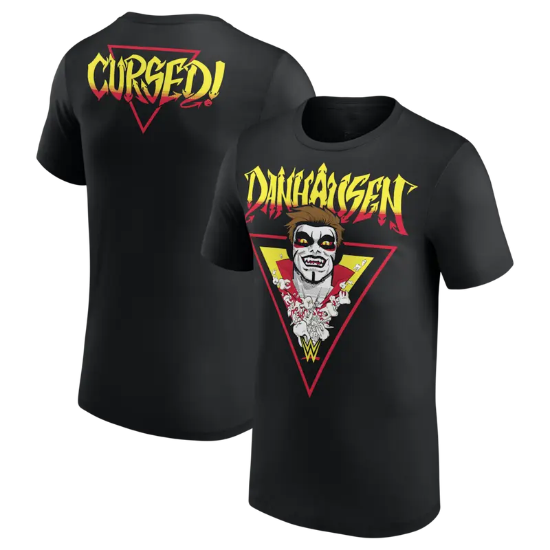 D-Generation X Two Words Black T-Shirt ,Wrestling Workout Tshirt