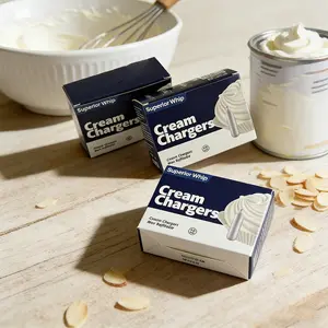 Hestselling SuperiorWhip Cream Charger Dispenser 5 Case 10PCS Gas Whipped Cream Factory Wholesale Customizable Size for Bulk Purchases