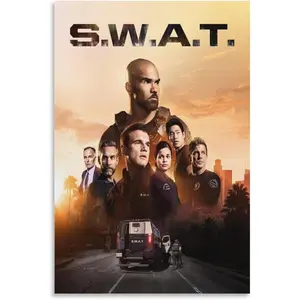 Movie Poster S.W.A.T for Wall, Action Movies Room Decor Posters Canvas Art Poster And Wall Art Picture Print Modern Family Bedroom Decor Poster