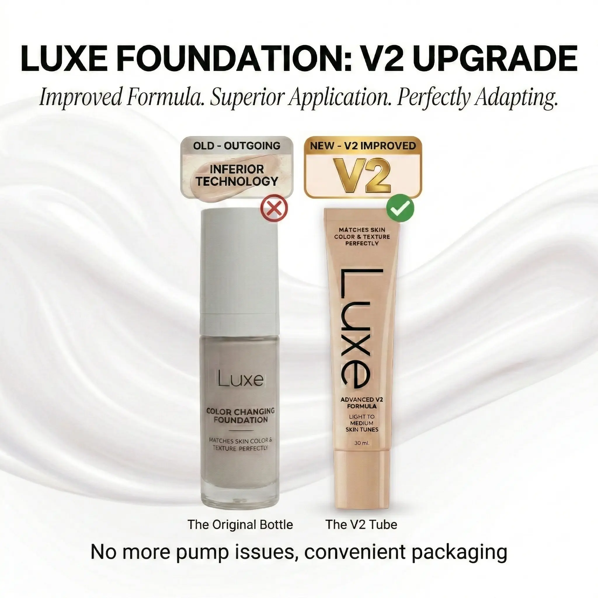 Luxe - Color Changing Foundation Luxe - Color Changing Foundation