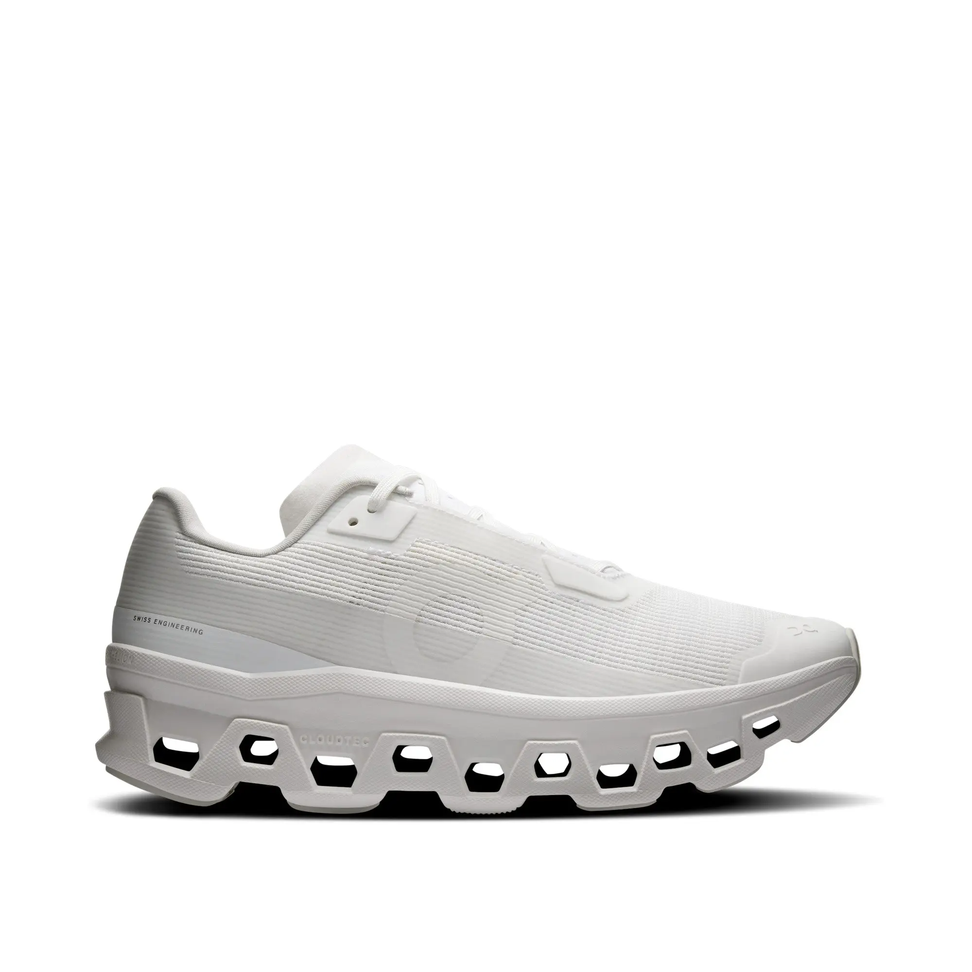 On Cloudmonster Void White Women's Running Shoes 3WG10811200