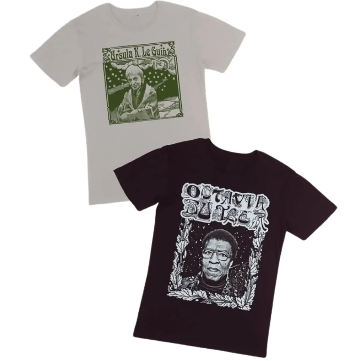 Comfort Colors Ursula K Le Guin Octavia Butler Graphic T-Shirt, Vintage Sci-Fi Author Tee, Literary Icon Shirt, Book Lover Gift
