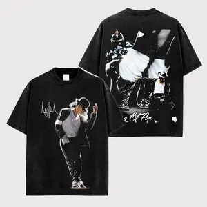 Michael Jackson MoonWalk Premium Cotton Shirt, Moonwalker Fans, The Gloved One Shirt, Thriller Fans, M.Jackson Graphic Tee for Fans Gift Shirt For Music Lover