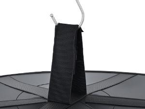 Yesker 4-Layer Hangable Herb Drying Rack, 23.6" Dia. Waterproof Synthetic Mesh Net, Foldable Heavy Load Plant Dryer with Green Zipper & Hook for Grow Tent, Garden Use, Water Proof, Multi-Layer