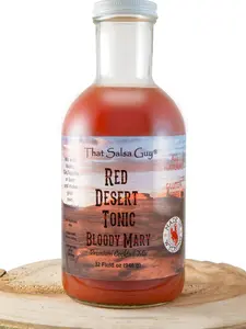 Red Desert Tonic Bloody Mary Mix by That Salsa Guy (All Natural • Gluten-Free) – 32 fl oz