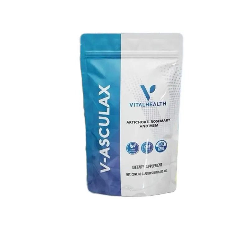 Vital Health V-Asculux Dietary Supplement with Artichoke Rosemary and MSM 60 Capsules