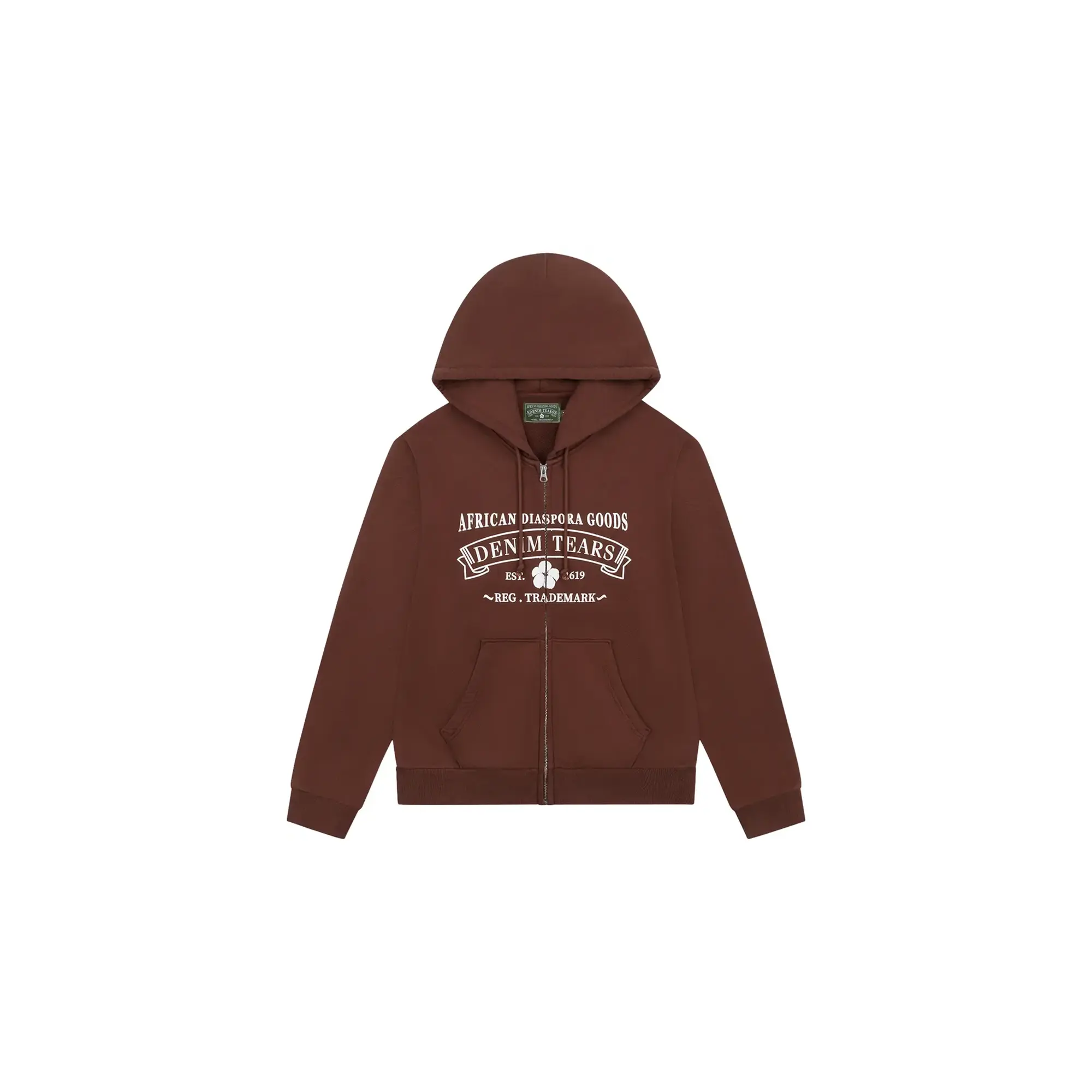 ADG Zip Hoodie "Brown" DT277