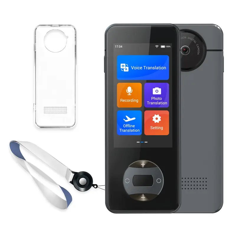 2025 Must - Have! Exsulity W10S - AI - Powered, WiFi - Free Translator Device Instant Translator for 144 Languages and Accents AI Electronic Foreign Language Translators