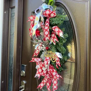 Festive Christmas Wreath for Home and Party Decorations