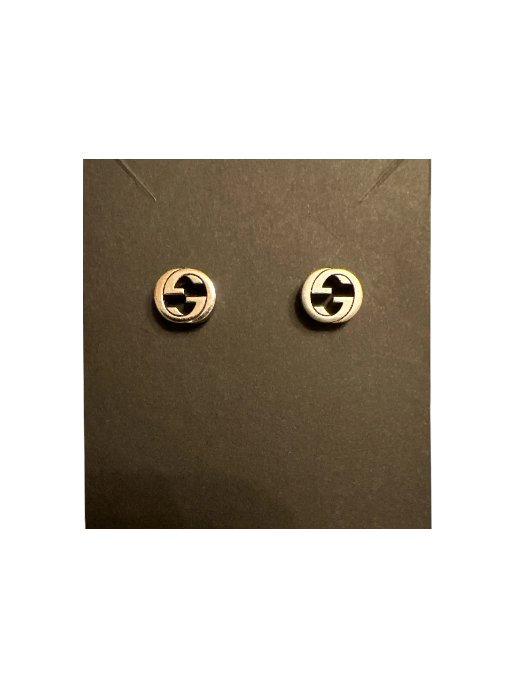 Pre-owned Gucci Stud Sterling Silver Earrings