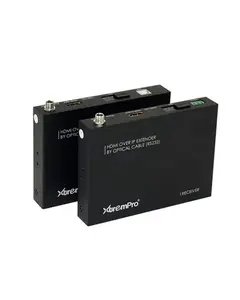 XtremPro  HDMI Extender Over IP Optical Fiber with IR Single with Transmitter & Receiver