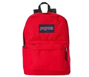Super Break Lightweight Bookbag Backpack, Red