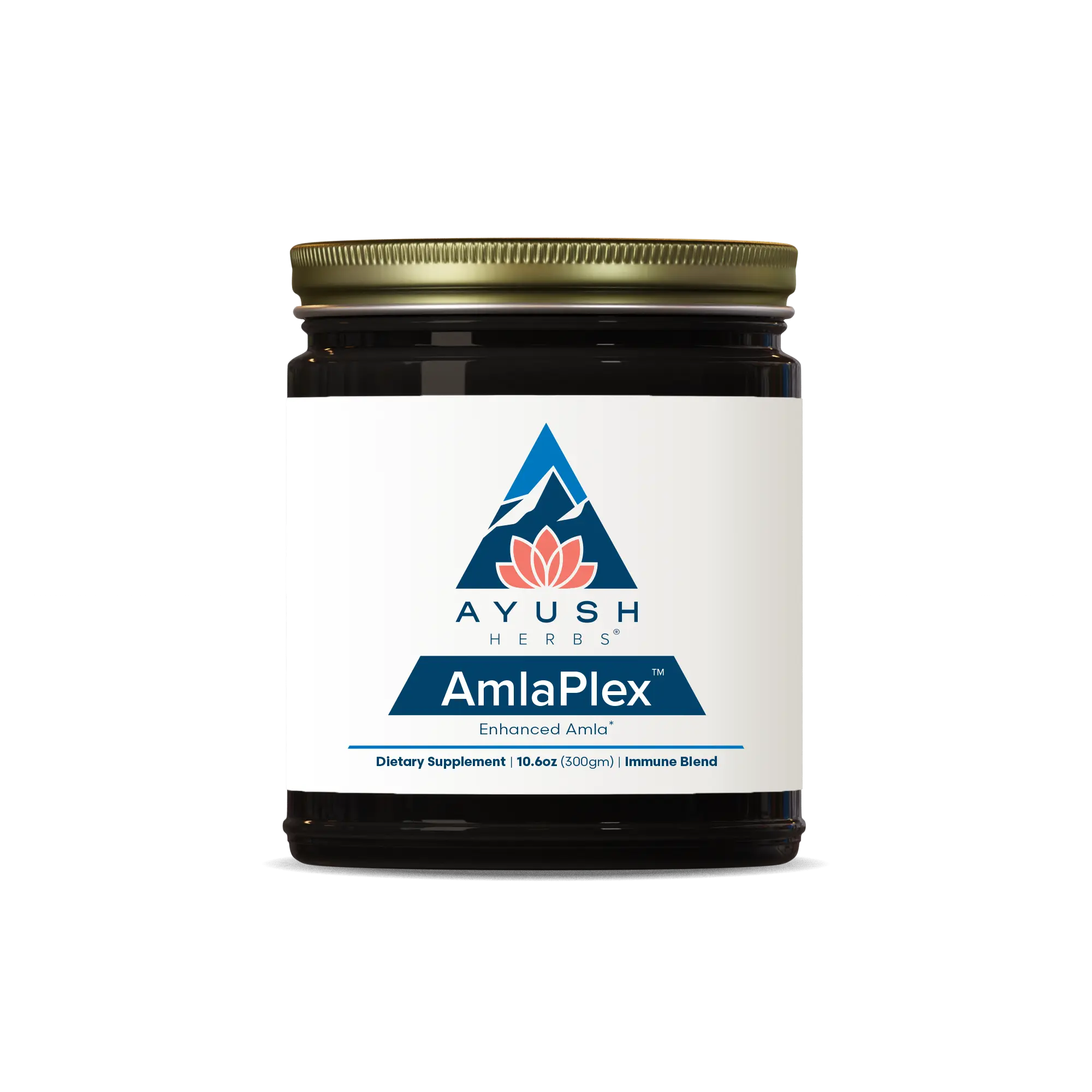 Ayush Herbs AmlaPlex Natural Amla Jam - Chyawanprash with Amla, Ashwagandha, Indian Honey - Immune Support, Digestive Health - 30 Servings Herbal Supplement