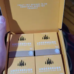 Product Review of Honey Bun  UNDERBRUSH Remineralizing Chewing Gum with Nano-Hydroxyapatite for Teeth and Gum Protection - 30 DAY SUPPLY Sweet Natural from N**n ❤**