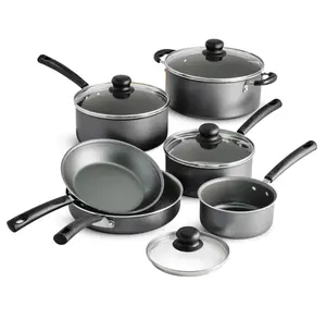 Tramontina Primaware Non-stick Cookware Set, 10 Piece, Primaware Cookware Set, Non Stick Cookware, Pots and Pans Set, Kitchen Cookware, Kitchen Essentials, Dishwasher Safe