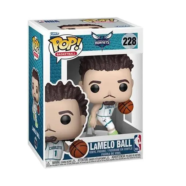 NBA Hornets Lamelo Ball (Home) 228 Funko Pop! Vinyl Figure