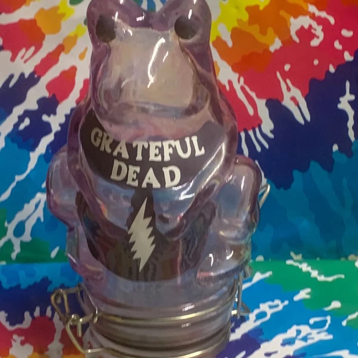 Grateful Dead Frog made from thick heavy glass
