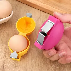 Egg Shell Opener,Egg Cracker Tool Eggs Separator Tool,Multifunctional Hard Boiled Eggs Peeler,Eggshell Cutter,Stainless Steel Eggshell Breaker E gg Shell Cutter Kitchen Gadgets