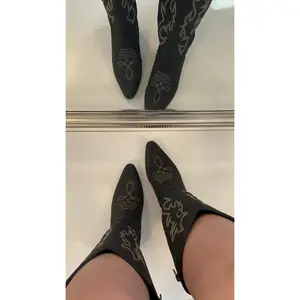 Miller Cowgirl Boots - Stitched Detailing - Western Wear