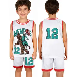 Kids Basketball Jersey Set #12 | Boys Athletic Tank Top & Shorts Outfit | Breathable Sportswear for Summer Play, Training & Casual Wear tiktokshopspringglowup