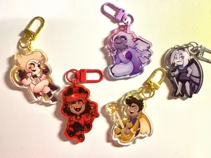 Hazbin Hotel Acrylic Charms