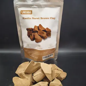 Edible Golden Kaolin Clay, Natural Slightly Sticky Earth Clay-200g