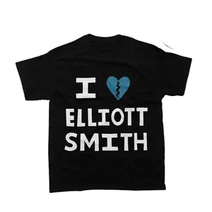 Elliott Smith T-shirt, Elliott Smith Fan Merch, I Love Elliott Smith Shirt, Indie Aesthetic Graphic T-Shirt
