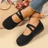 Women's Mary Jane Ballet Flats, Comfortable Fashion Design, Perfect Casual Wear, Ideal Gift for Her, Stylish Low-Heel Shoes
