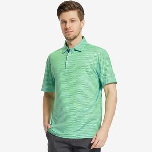 MAELREG Men's Polka Dot Print Polo Shirt, Performance Golf Shirt, comfortable lapel shirt, stylish casual tops, men's T-shirt,Outdoor Tops