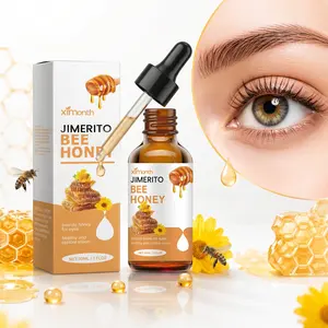 Honey Eye Care Liquid, 30mL Daily Eye Care Formula with Honey Extract, Glycerin & Panthenol, Refreshing Portable Dropper Bottle