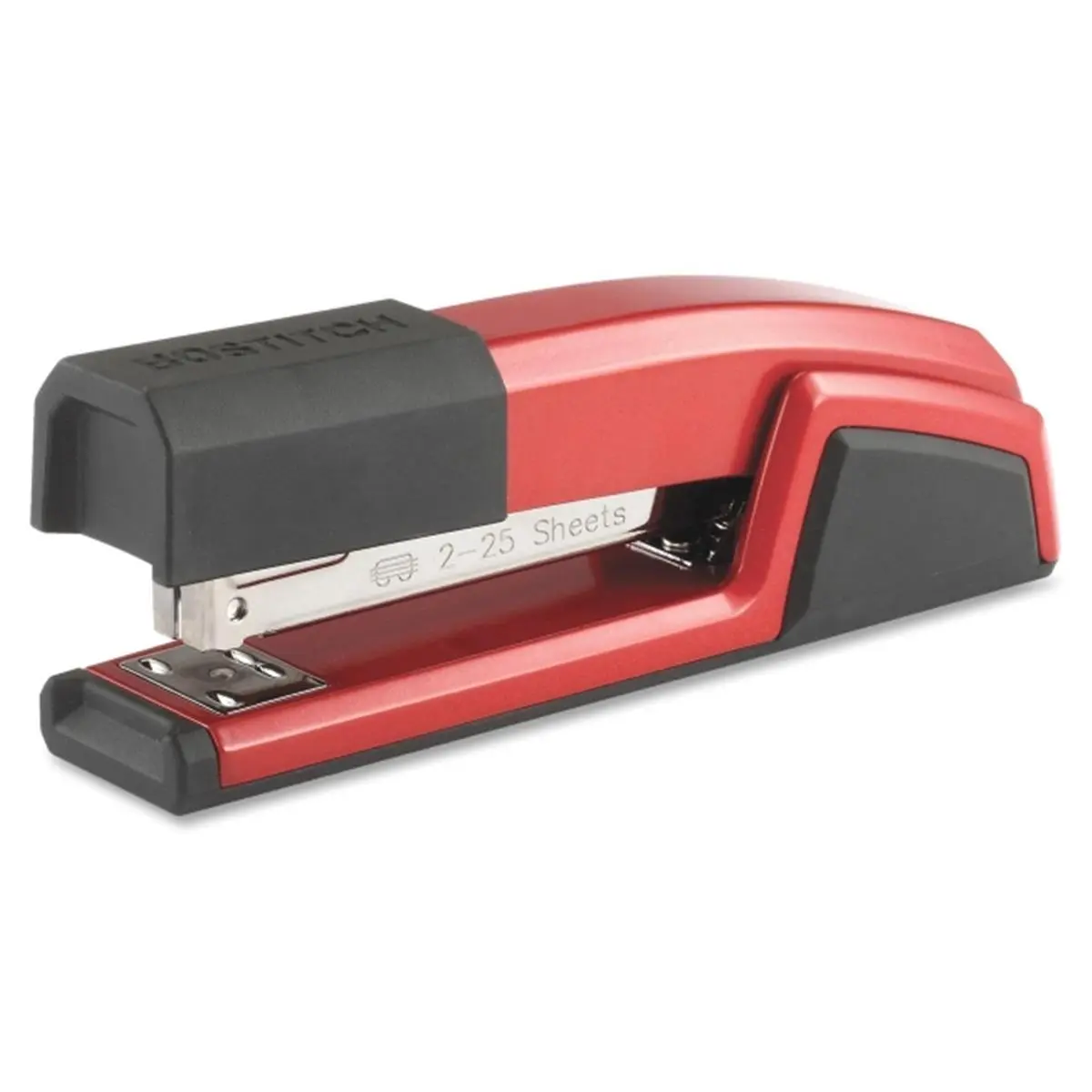 212 MAIN Die-Cast Metal Epic Stapler, Full Strip, 25-Sheet Capacity, Red - Office Stationery Supplies, Classroom Supplies