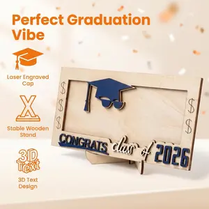 Class of 2026 Wooden Graduation Gift Box, Unique Keepsake Box for Graduates