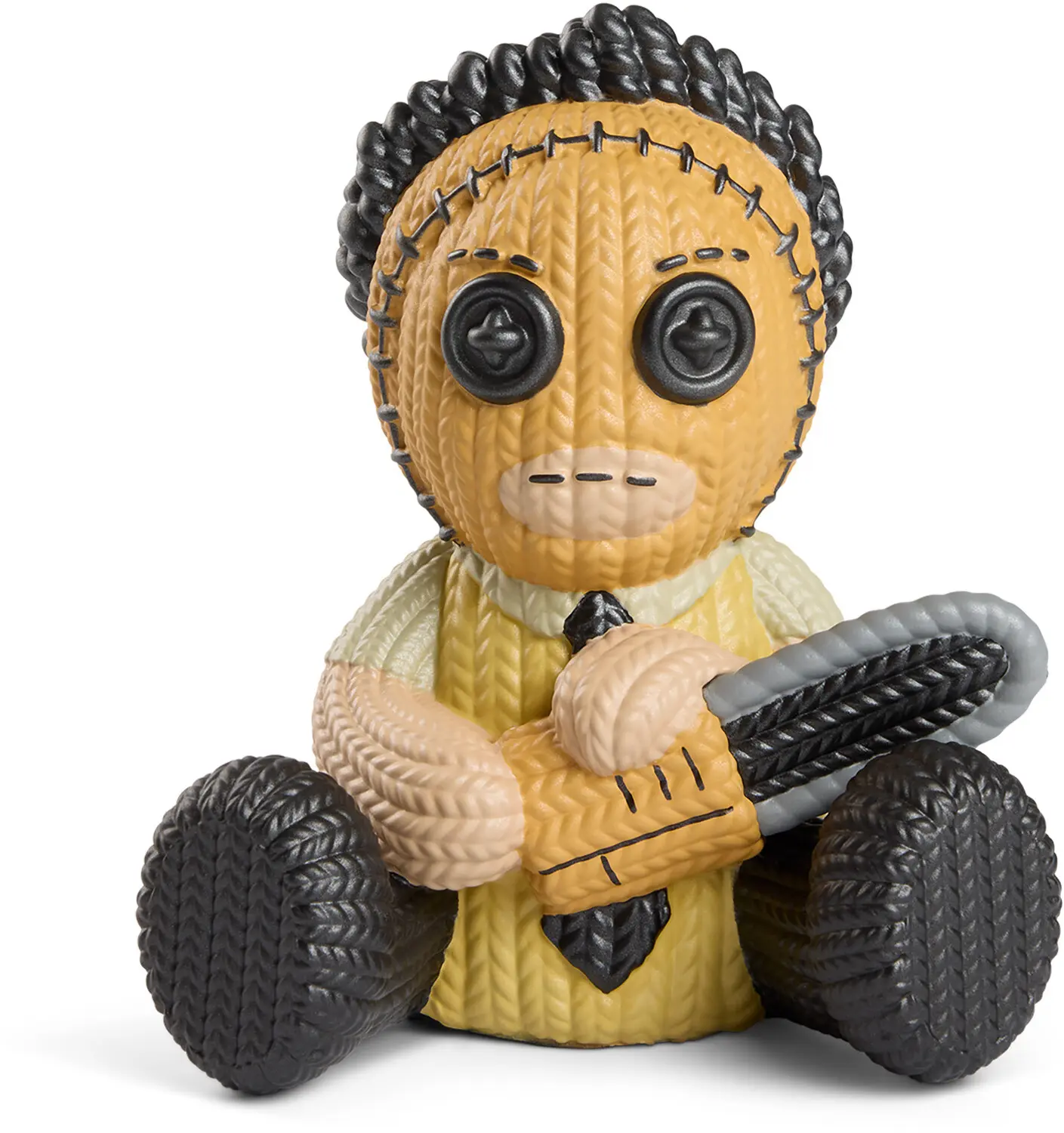 The Texas Chainsaw Massacre Leatherface Metallic Limited Edition Vinyl Figure - Handmade by Robots, New Movie Character Collectible with Knit Look for Display/Play, Toy Collector Lifestyle Item