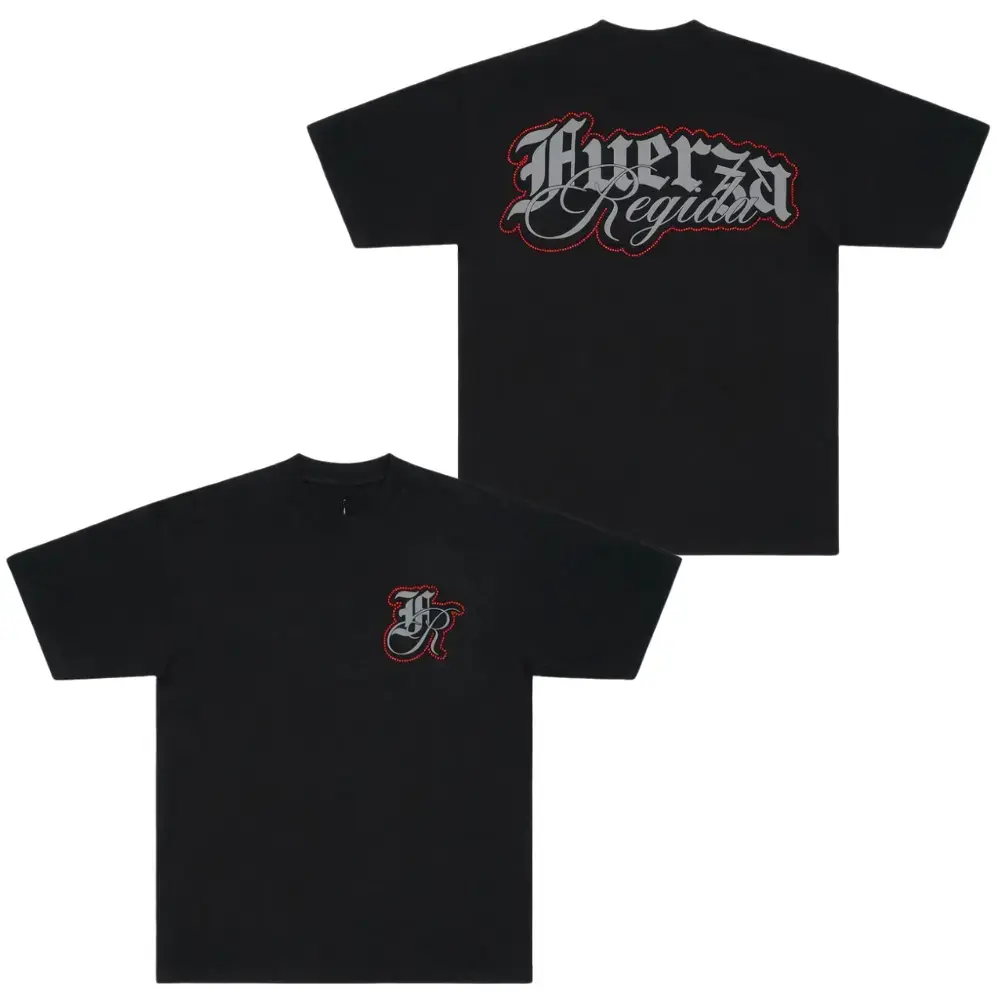 Fuerza Regida Logo T-Shirt, Soft Cotton Shirt with Bold Text Design, Urban Streetwear Apparel for Men & Women, Perfect Gift for Music Lovers