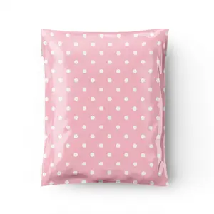 14.5x19 Pink Dots Poly Mailer