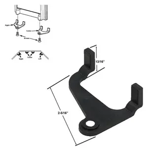 Gordon Glass® Plastic Right Bottom Retainer for Neo-Angle Framed Sliding Shower Doors