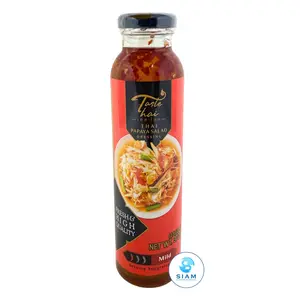 Taste Thai Papaya salad dressing (Som Tum), Mild (13.1 oz) น้ำปรุงรสส้มตำไทย ตราเทศไทย