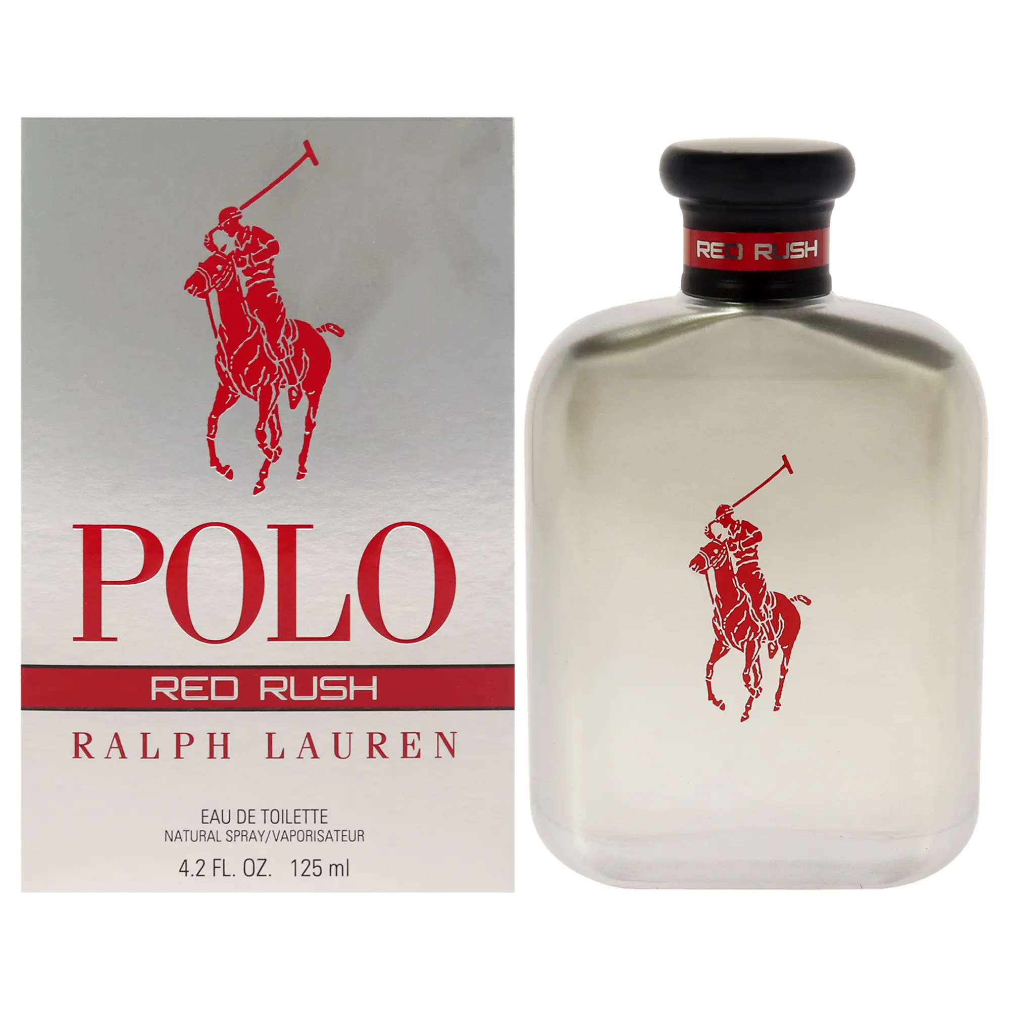 Ralph Lauren Polo Red Rush Fresh Eau de Toilette Spray for Men - Easy-to-Apply, Convenient, 4.2 oz