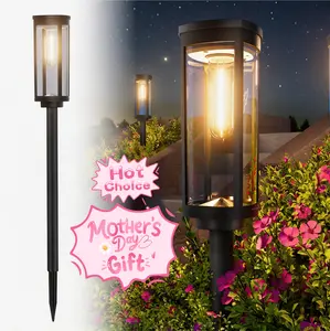 Elegant Solar Pathway Lights Modern Luxury | Easy Installation, Auto On/Off & IP65 Waterproof | For Garden, Yard & Driveway, Outdoor Solar Lighting, Decorative & Rechargeable