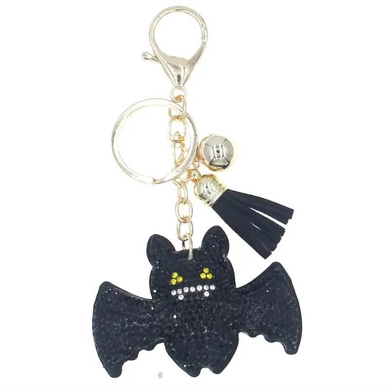 Gold Blush Bling Pets & Creatures Bag Charm with Keychain, Fashion Accessory for Keys, Purse, Backpack