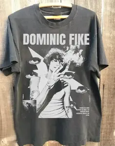 [SALE UP TO 30%] NEW Dominic Fike Tour Gift For Fan Charcoal Cotton T Shirt Full Size S-5XL Unisex Shirt Made Using 100% US Cotton, Design & Printed In The USA