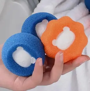 Reusable Washing Machine Pet Hair Remover Cleaning Laundry Balls 4pcs