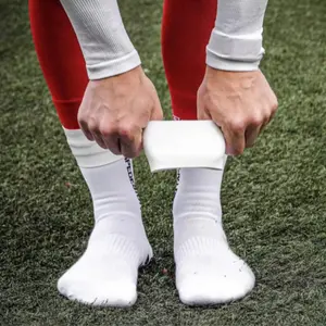 2pcs Super Elastic Silicone Leg Straps, Suitable for Football Socks - Non-slip, Calf Support, Reusable Fitness Equipment, Football, Basketball, Badminton, Team Sports, Football Accessories