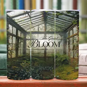 The Quiet Bloom Tumbler 20oz & 30oz | Aesthetic Floral & Nature Stainless Steel Cup | Gift for Him or Her | Premium Sublimated Travel Mug