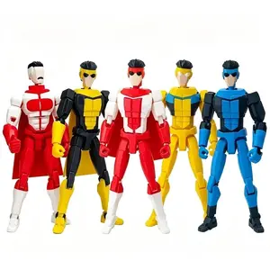 3D Printed Invincible Toys Action Figures Anime Model Lucky Dummy 13 Superheroes Mark Thragg Multi-Jointed Toy Ornaments Gifts