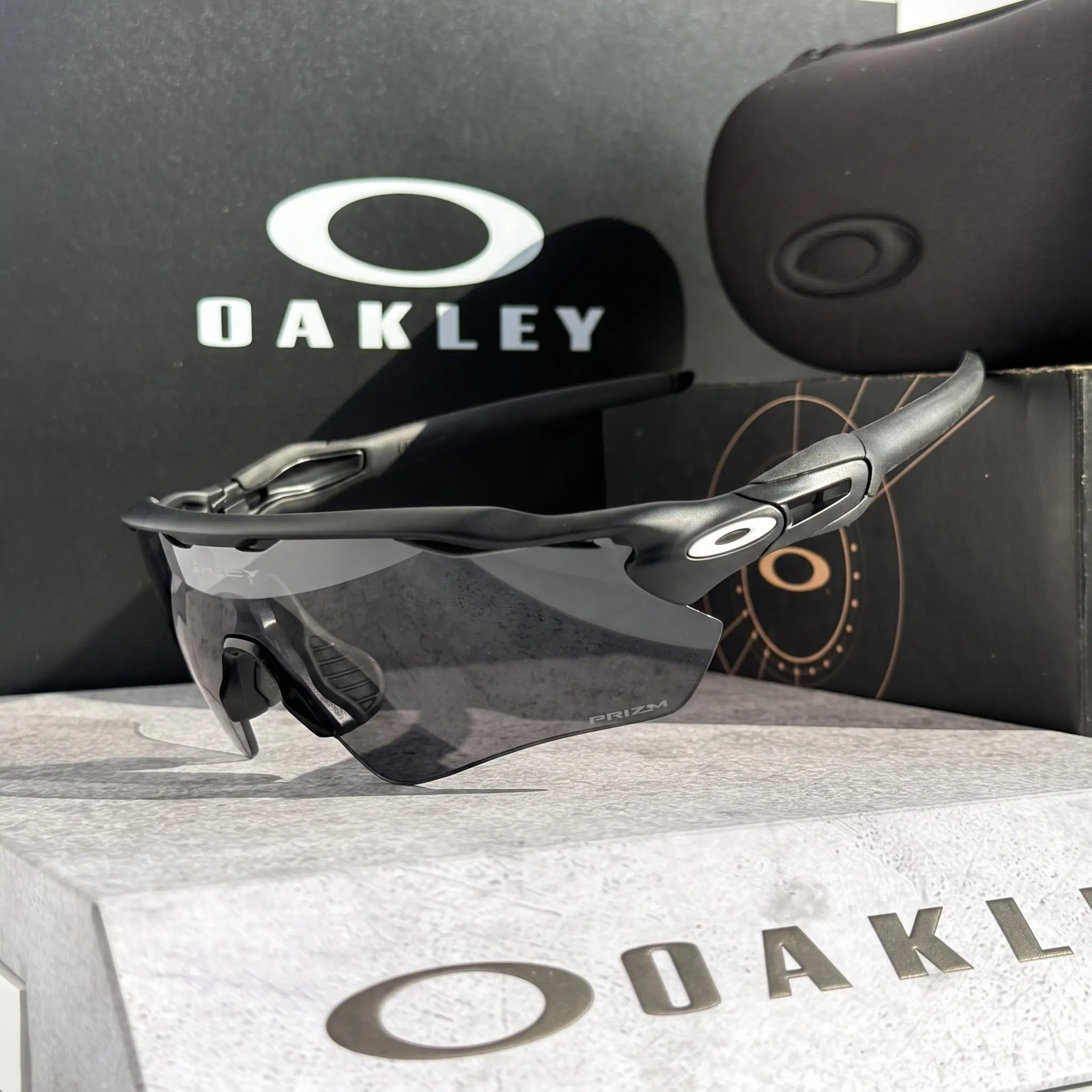 Oakley Sports Sunglasses Wraparound Frame UV Protection Cycling Fishing Running Outdoor Glasses