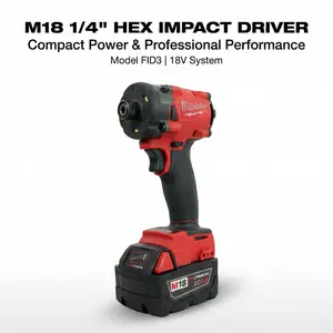 Milwaukee 300NM Screwdriver rapid charger 4-mode drive control