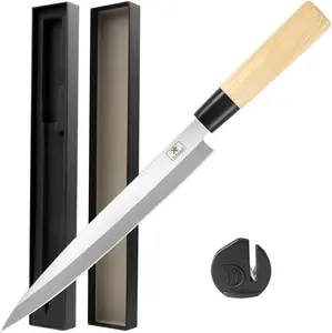 Sashimi Sushi  7-9 Inch/Fish  Boning /Bread Chef's/For  Sushi/Sashimi Fish Filleting Slicing/Very  Stainless Steel  Meat and Peeling Multi-Purpose Kitchen